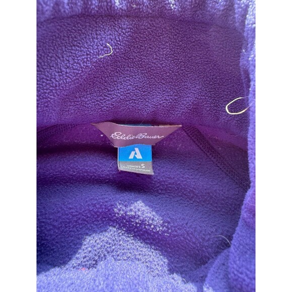 Purple Full zip Eddie Bower Fleece Small - Picture 5 of 7